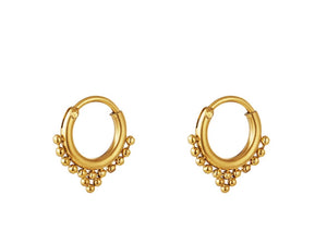 Golden hoops