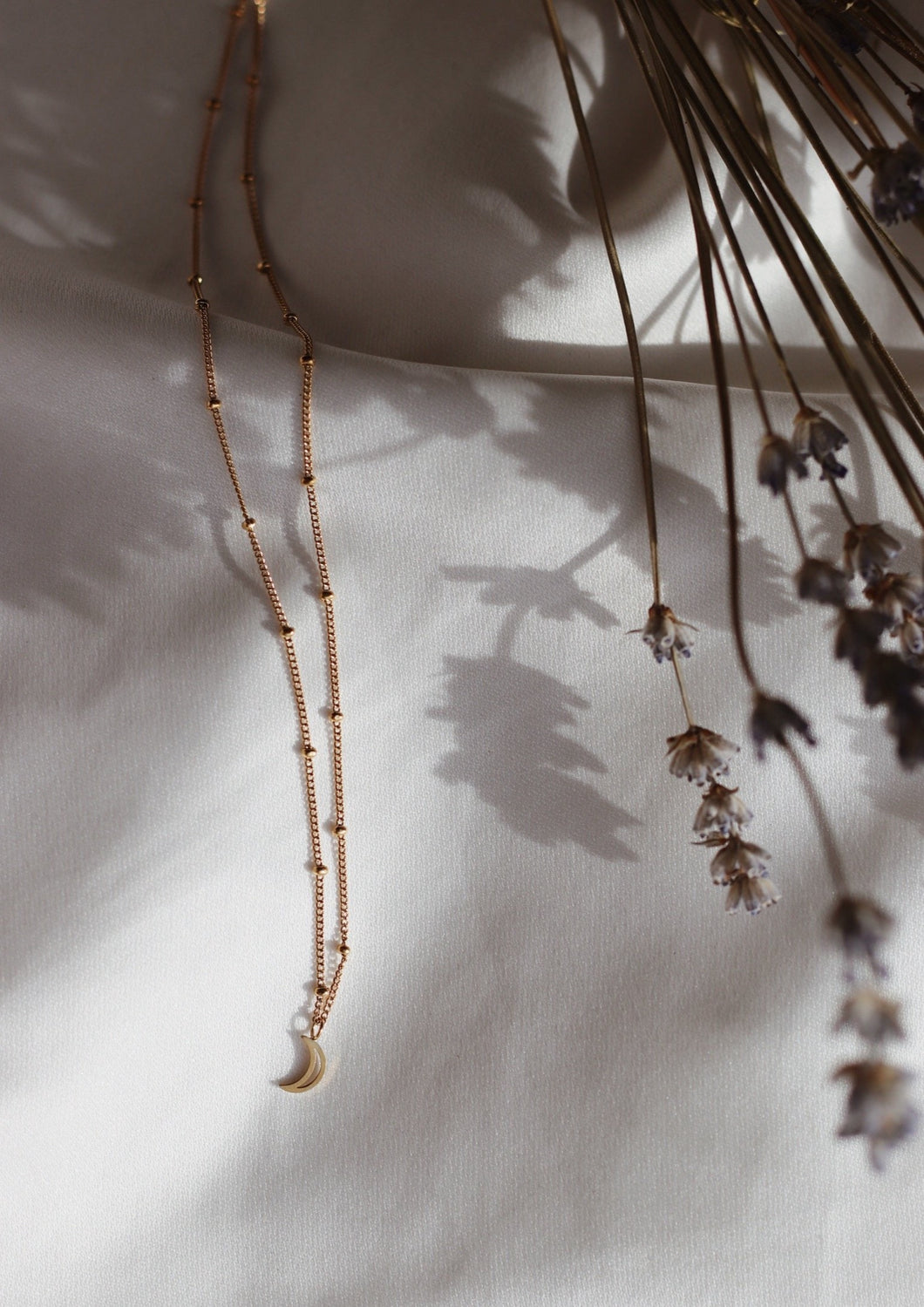 Ketting moon goud