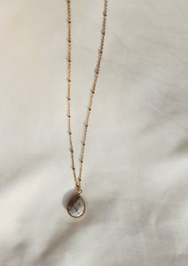 Ketting droplet marmer